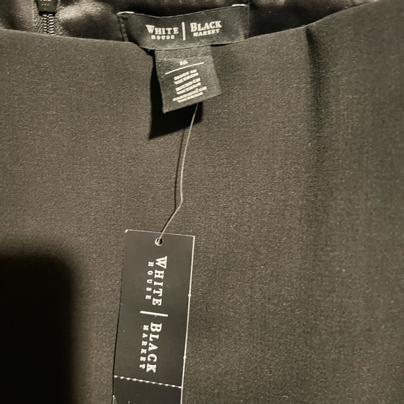 White House Black Market Black 25” Skirt NWT Size 16 - Picture 3 of 6